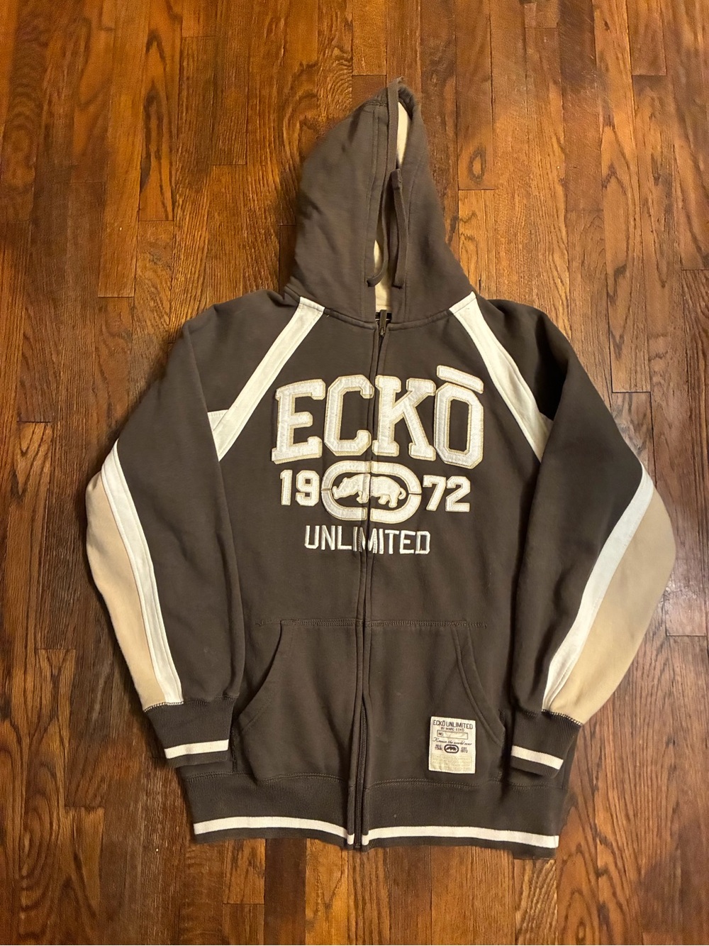 Vintage ecko unlimited zip hoodie size large